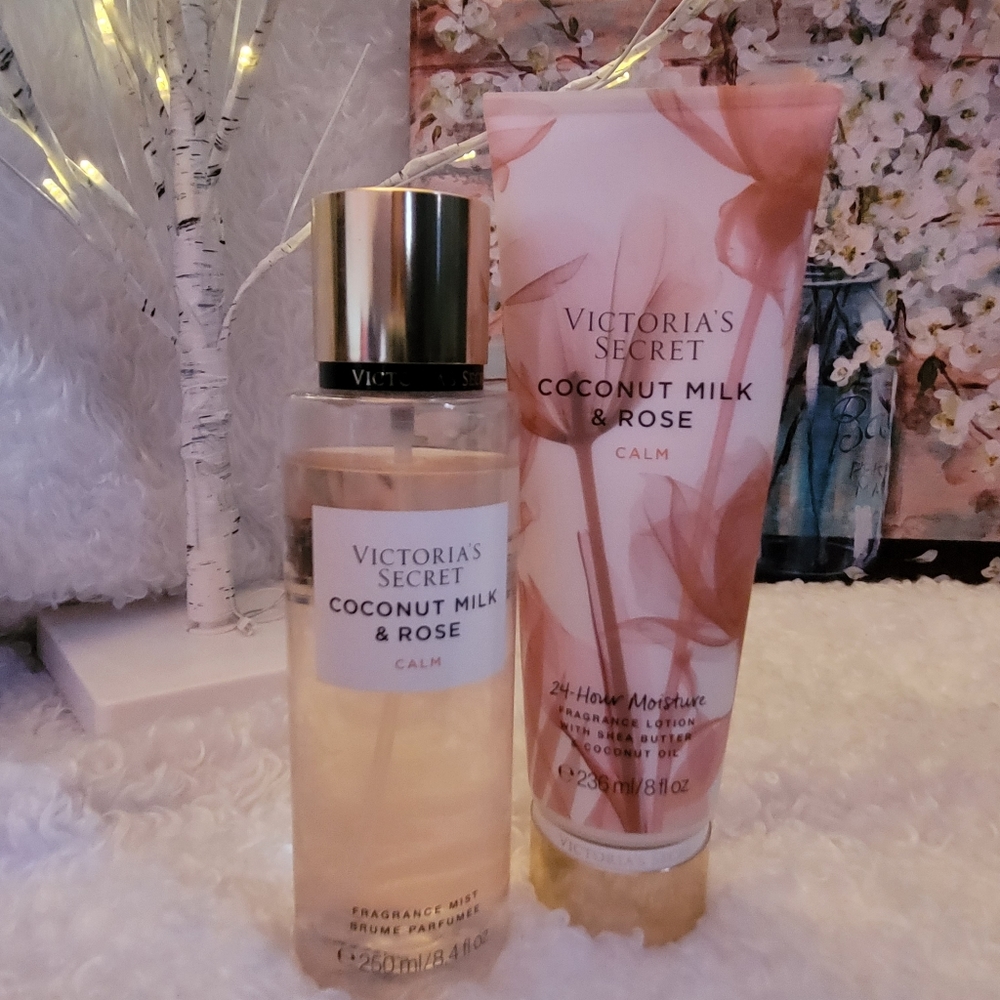 Victoria Secret Coconut Milk & Rose Lotion & Mist